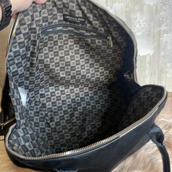 London Fog Collection Black Faux Leather Purse - Picture 6 of 10